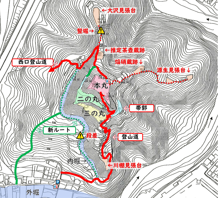 いざお城山へ！気軽に登れてちょうどいい運動に！