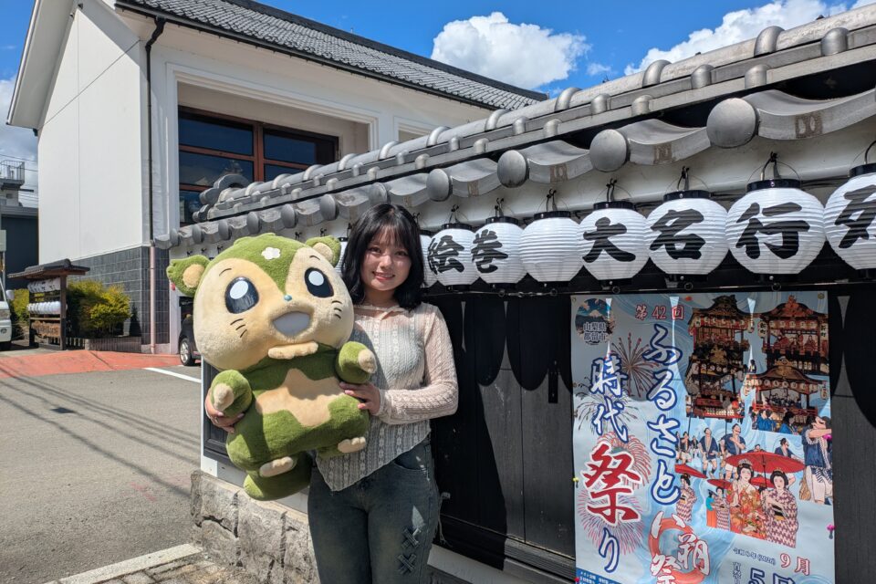 第42回ふるさと時代祭り（八朔祭）のお姫様役を務める清水桜野さん